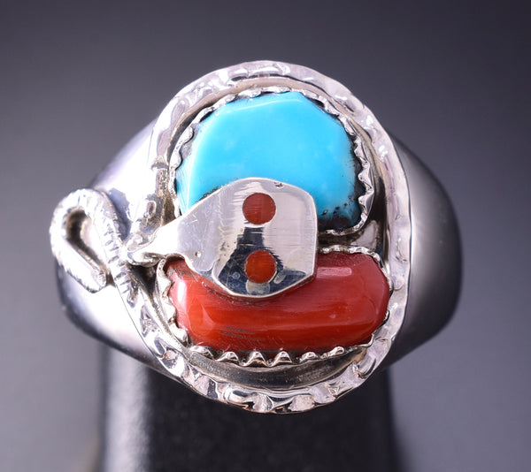 NVAJO ナバホ族　silver925×opal×coral リング NVAJO ナバホ族 silver925×opal×coral リング - メルカリ