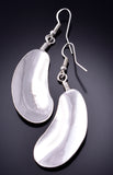 Silver Feather Earrings by Chester Charley 3M05L