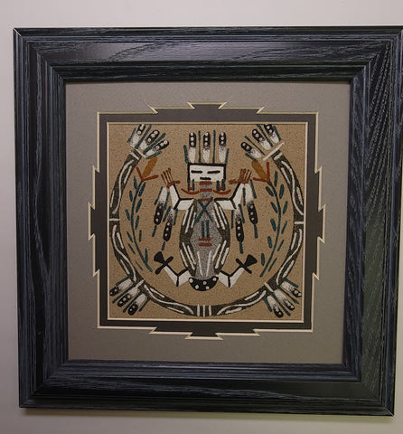 Navajo Sandpainting by Marlene Doby - Yei-Bi-Chei -5J08M