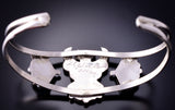 Silver Multistone Zuni Inlay Thunderbird Bracelet by Breon Wallace 4A25Y