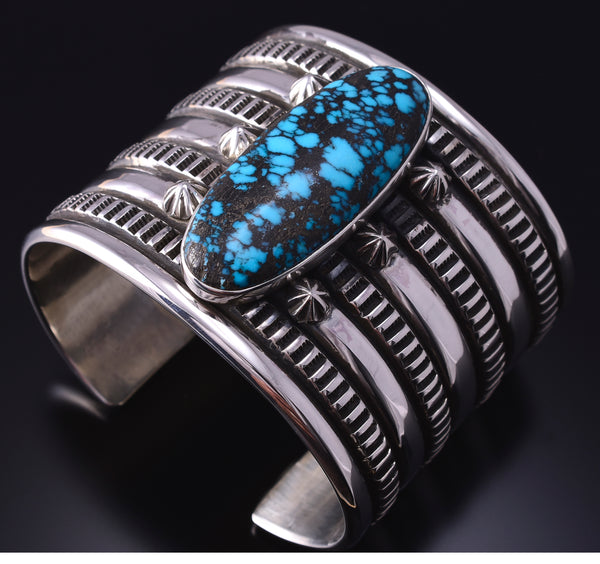 One Of The Biggest Native American Navajo #8 Turquoise Sterling Silver Ring One Of The Biggest Native American Navajo #8 Turquoise Sterling Silver Ring