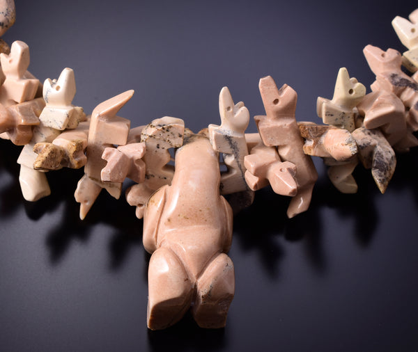 Zuni Handmade Picture Jasper Stacked Animals of this World
