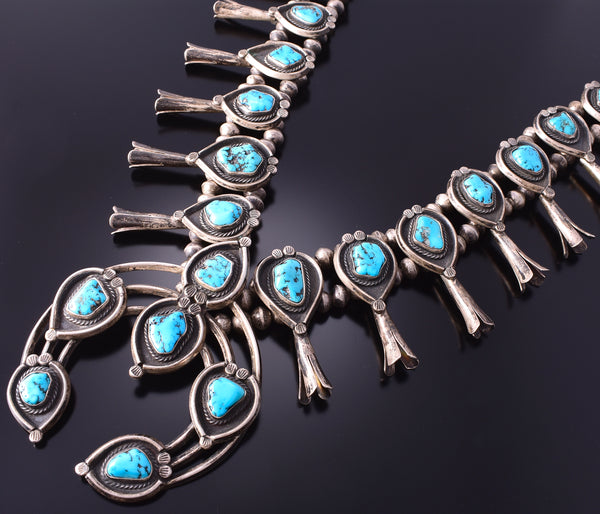 アクセサリー Vintage B.J. NAVAJO Jewelry Necklace 925 Navajo B.J. Sterling Silver 925 Turquoise Etched Feather
