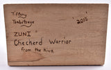 Checkered Zuni Warrior Zuni Kachina by Tiffany Tsabetsaye 1K15P