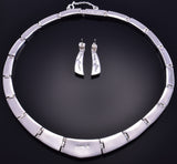 Inlay Collar Necklace with Earrings by Evangline David 2K25G