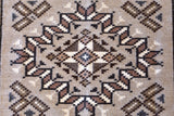 Award winning Two Grey Hills Navajo Rug by Martha Smith - First Place - 1J14A