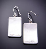 Hopi Earrings by Timothy Mowa - Kokopelli Design 3E18M
