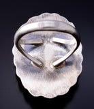 Size 6-1/2 Silver & Golden Hills Turquoise Navajo Ring - Thomas Francisco 5L07Q