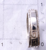 Size 9-3/4 Silver & Turquoise Multistone Navajo Inlay Ring by Rick Tolino 6F17A
