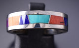 Size 7-1/4 Navajo Multistone Band Ring by Valerie Yazzie 6K27G
