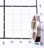 Size 6-1/4 Multistone Inlay Ring by Navajo Artist Aldora Henry 6K22O