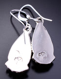 Silver & Turquoise Navajo Tear Drop Earrings by Sharon McCarthy 3J16Q
