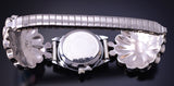 Silver & Turquoise Multistone Zuni Sunface Inlay Watch by Denise Siutza 4L07M