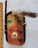 Navajo Pottery - Yei Bi Chei Mask - by David John - 4L05J