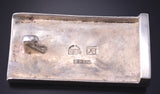 Vintage Silver Navajo Handmade Buckle stamped Kenneth Begay 5G12Q