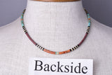 Multistone Heishi Necklace by Kewa Ramona Bird - 6J31R