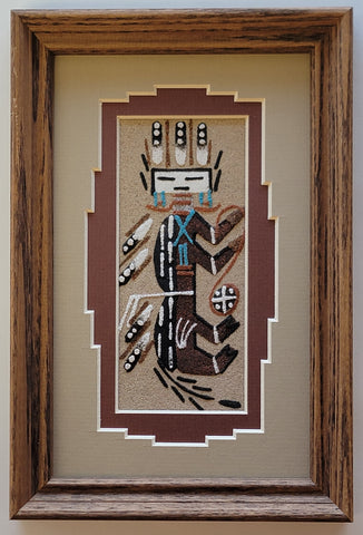 Navajo Sandpainting by Marlene Doby- Yei-Bi-Chei design - 6D01C