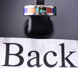 Size 7-1/4 Navajo Multistone Band Ring by Valerie Yazzie 6K27G