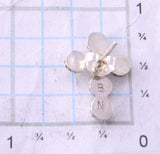 Petite Zuni Turquoise Cross Earring by Bernadette Nakastewa 3E18S