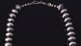 29" Silver 15mm Navajo Pearls Heaven Necklace by Bryannen Halwood 5J29N