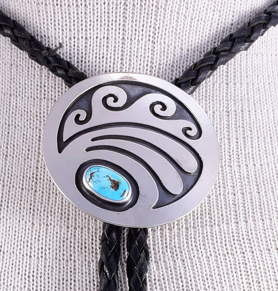 Vintage Water Design Bolo Tie 5L11D