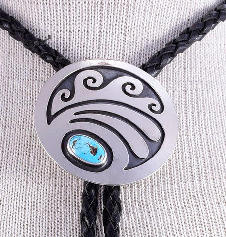 Vintage Water Design Bolo Tie 5L11D