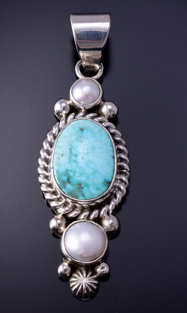 Tremendous San Felipe Signed Royston Turquoise Sterling Silver Huge Bracelet Tremendous San Felipe Signed Royston Turquoise Sterling Silver Huge Bracelet