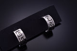 Silver Half Hoop Earrings By P. Skeet 6J30T