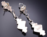 Silver and Turquoise Zuni Dangle Earring 6K02J