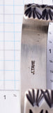 Silver Navajo Handmade Men's Bracelet by Jarold Tahe 5L20A