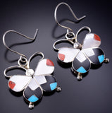Zuni Multistone Inlay Butterfly Earring by Dishta - 6K02F