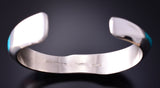 Silver Multistone Navajo Inlay Four Directions Bracelet by Jim Harrison 4C13H