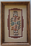 Navajo Sandpainting by Marlene Doby - Sun Design 6D01F