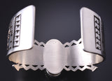Silver & 14k Gold w/ Turquoise Santo Domingo Corn Bracelet by Joseph Coriz 6D22X