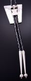 Silver & Turquoise Multistone Zuni Inlay Bolo Tie by Leander & Lisa Othole 4D15D