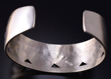 Silver Hopi Handmade Pottery Design Bracelet by Trinidad Lucas 5J18Q