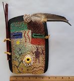 Navajo Pottery - Yei Bi Chei Mask - by David John - 4L05P