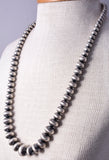 29" Silver 15mm Navajo Pearls Heaven Necklace by Bryannen Halwood 5J29N
