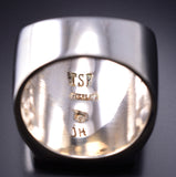 Size 11 Navajo Multistone Inlay Men's Ring by Jerrison Henio 6K22B