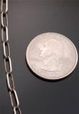 18 inch Handmade Silver Link Chain Necklace by Sally Shurley - 6J30V