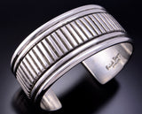 Silver Handmade Navajo Bracelet Cuff by Erick Begay 3F05C