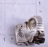 Vintage Size 5 Silver & Lapis Navajo Ring by Leroy Thomas 5K10O