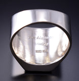 Size 10-1/2 Silver Multistone Navajo Inlay Yei Bi Chei Mens Ring Jimmy Harrison 6F22N