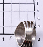 Size 6-1/2 Cigar Band Opal Navajo Inlay ring by Andrew Enrico 6K22G