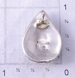 Silver & Turquoise Multistone Navajo Handmade Waterdrop Earrings by MC 5F10P