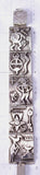 Vintage Silver Laguna Choctaw Story Telling Link Bracelet by Frank Carillo 6D28Z