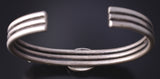 Silver & Tibetan Turquoise Navajo Arrows Mens Bracelet by Erick Begay 5H04B