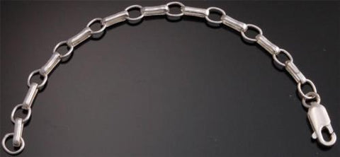 Silver Extension Chain - 4-3/4" Long  ADD LENGTH TO ANY NECKLACE    YJ21G