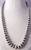 29" Silver 15mm Navajo Pearls Heaven Necklace by Bryannen Halwood 5J29N