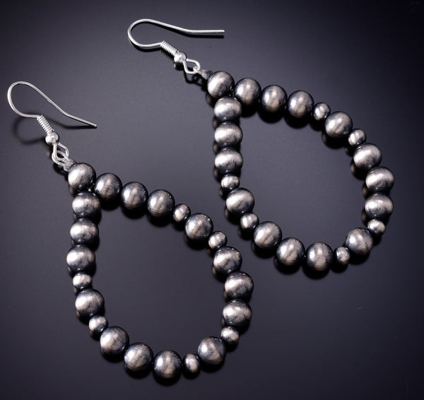 Large Navajo Pearl Earrings 6J32F